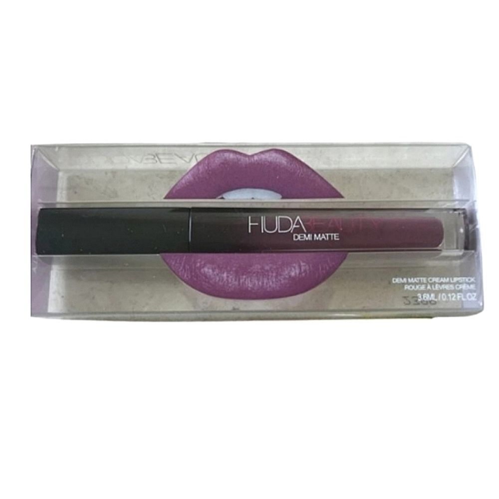 Huda Beauty Demi Matte Cream Lipstick RETIRED Catwalk Killer SEALED Box